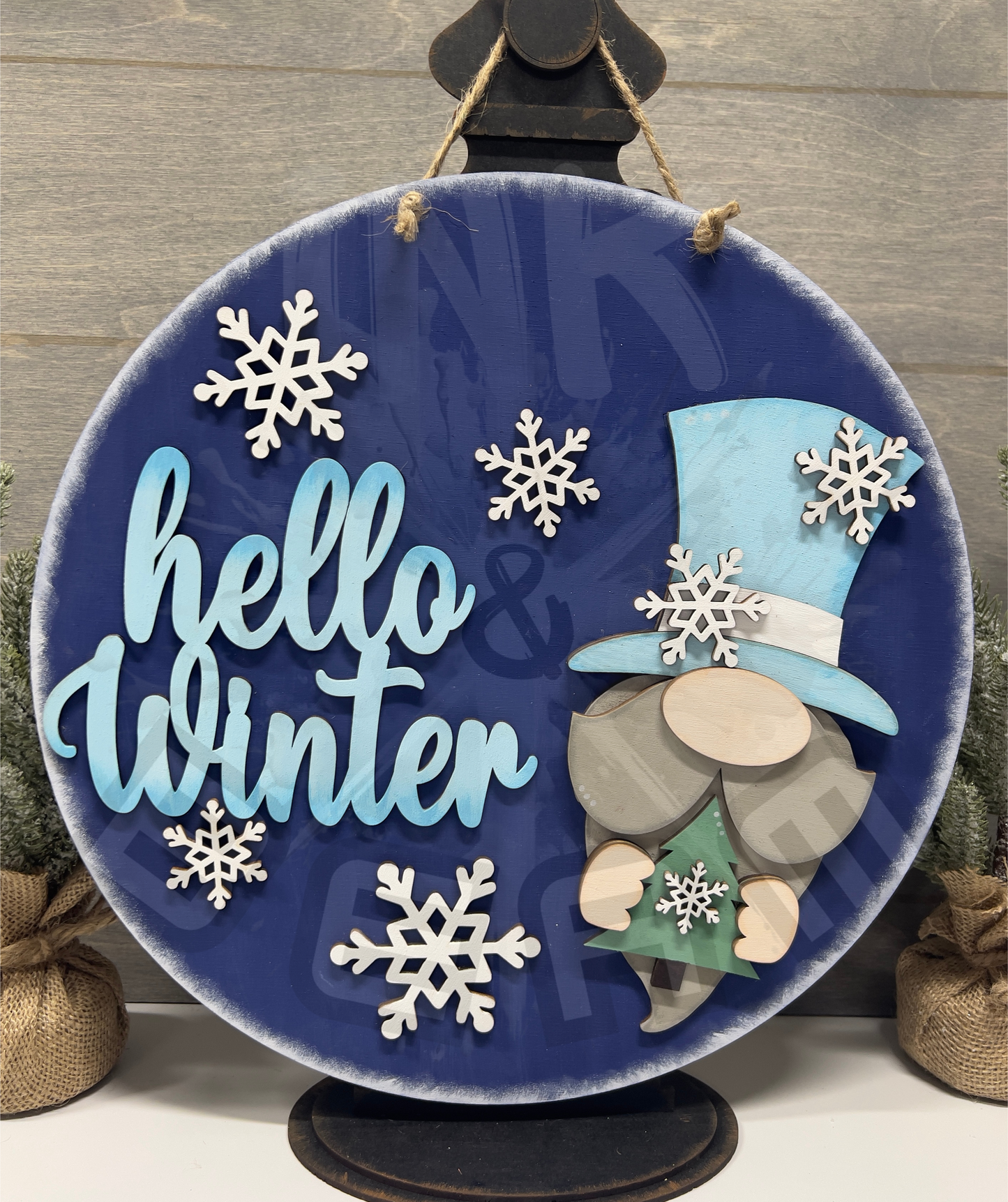 “Hello Winter” Hanging Sign!