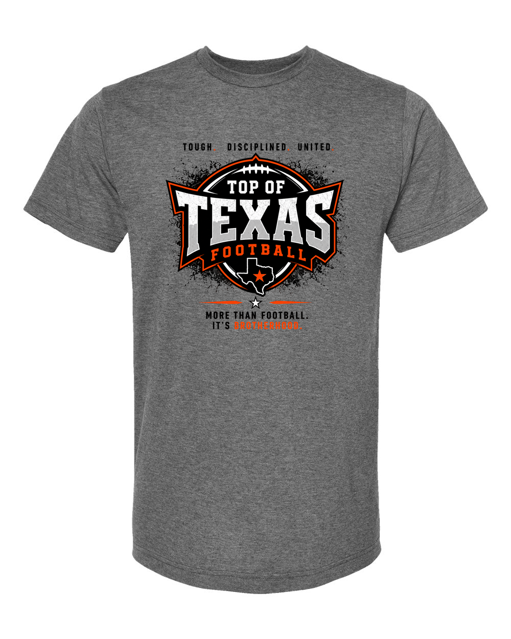 Tultex 241 Heather Charcoal - Design 5 Brotherhood.