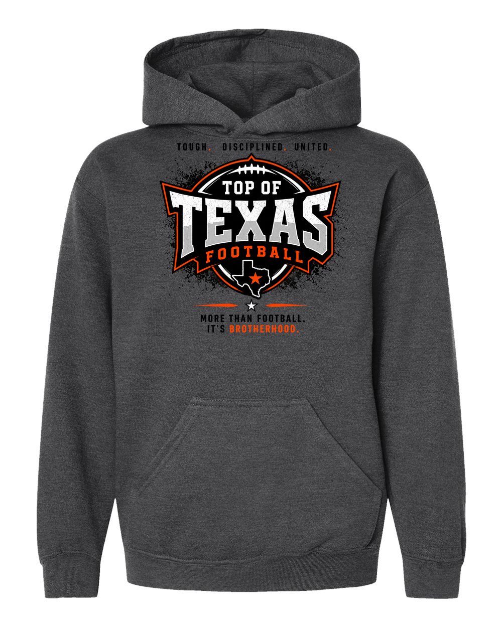 Tultex 320Y Heather Charcoal - Design 5 Brotherhood.