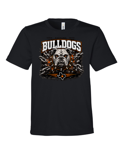CORE365 CE10Y Black - Design 1 Bulldogs Chains.