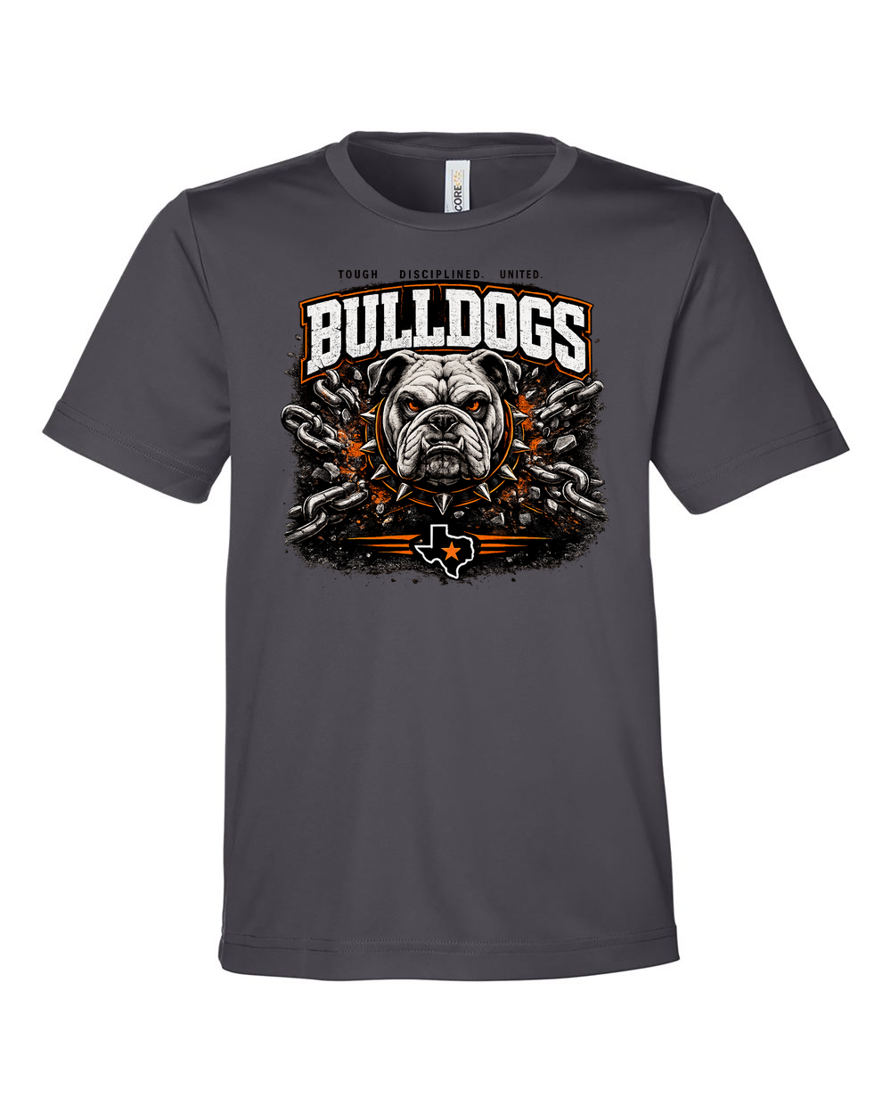 CORE365 CE10Y Carbon - Design 1 Bulldogs Chains.